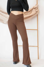 Free Run Flare Pants in Brown