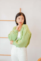 (BACKORDER) Stay with Me Knit Cardigan in Green