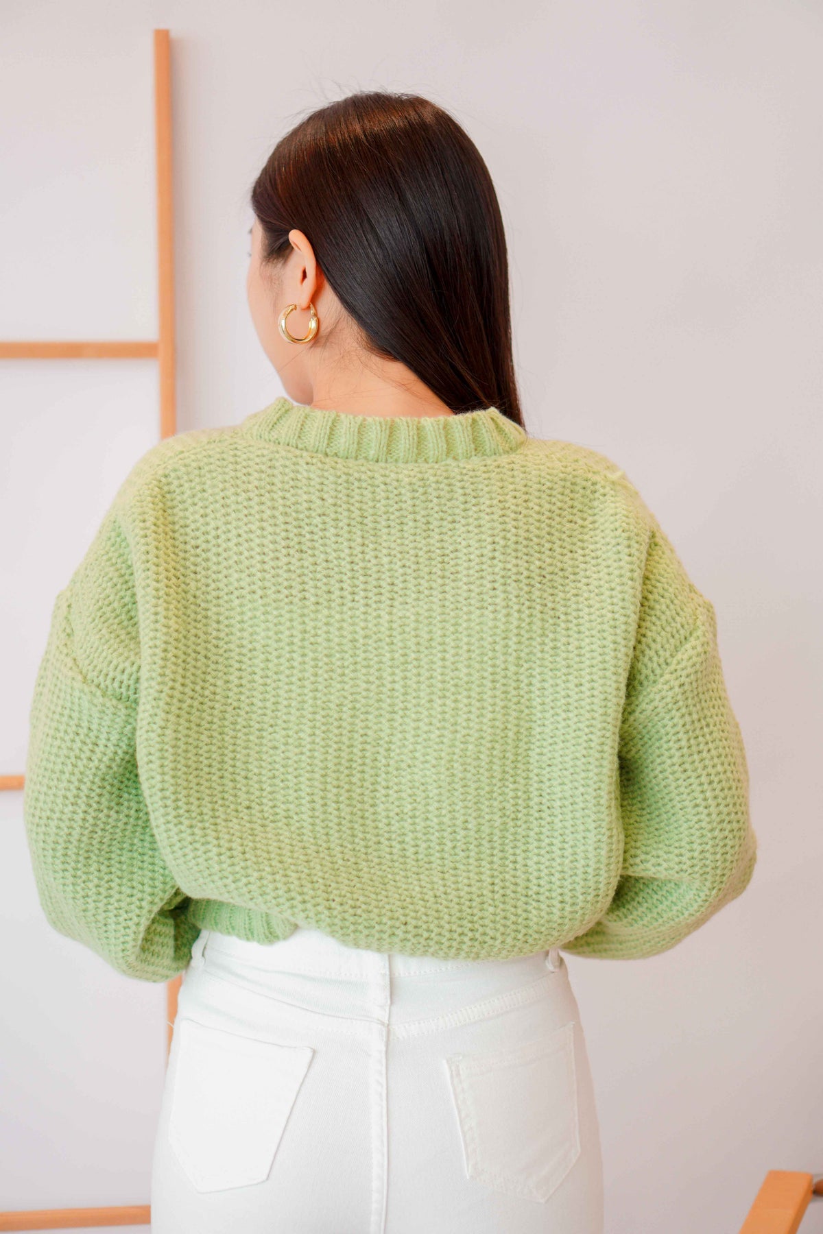 (BACKORDER) Stay with Me Knit Cardigan in Green