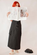 Cleo Maxi Skirt in Black