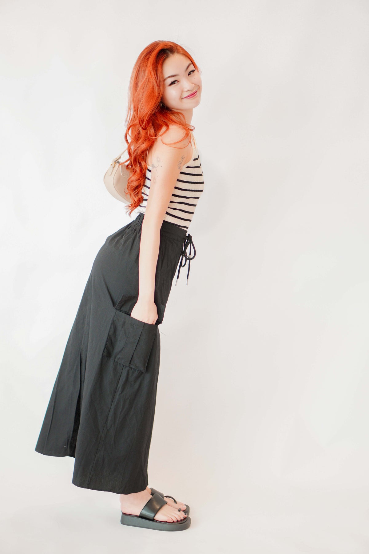 Cleo Maxi Skirt in Black