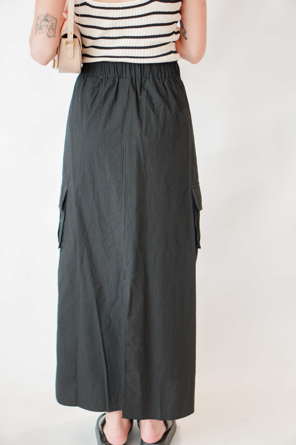 Cleo Maxi Skirt in Black