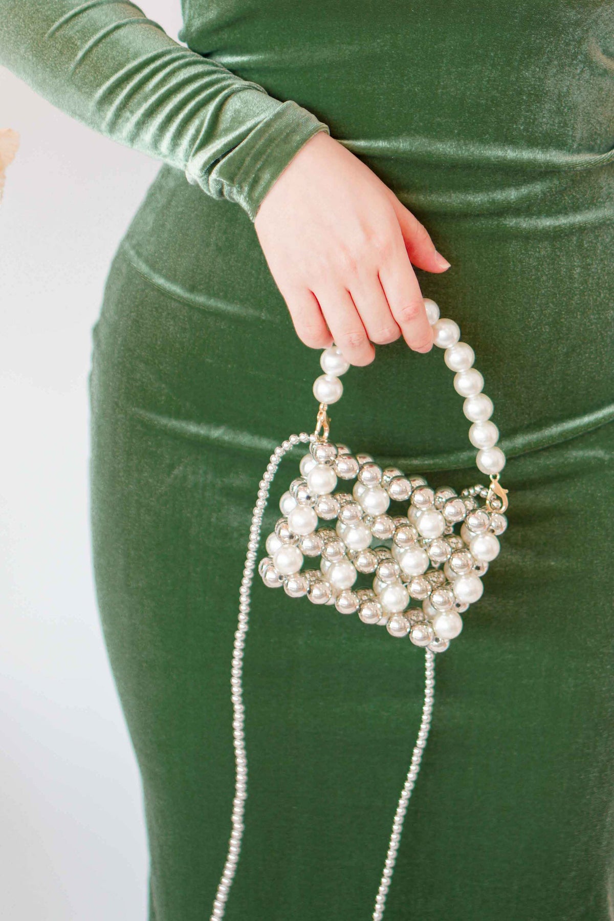 Pearl And Beads Mini Bag