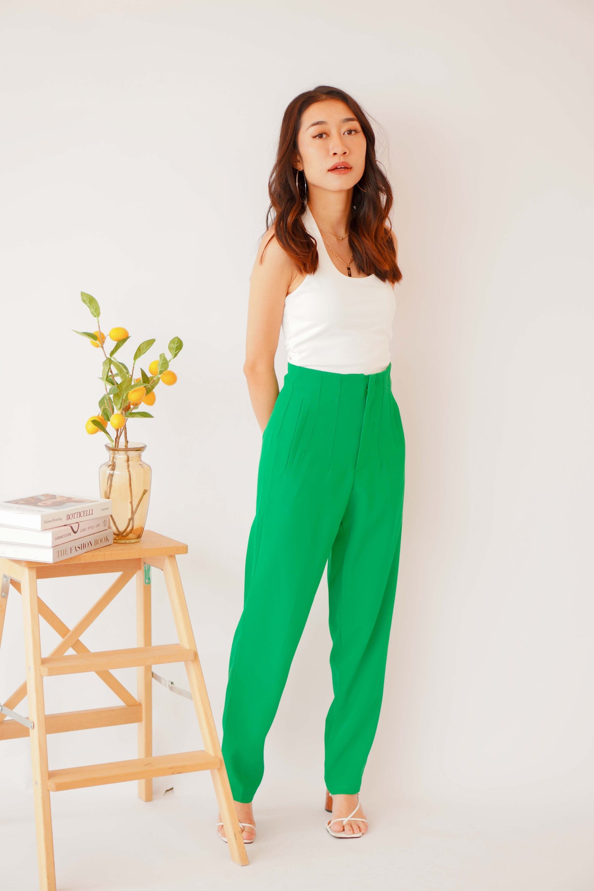 Delphine Pants in Green