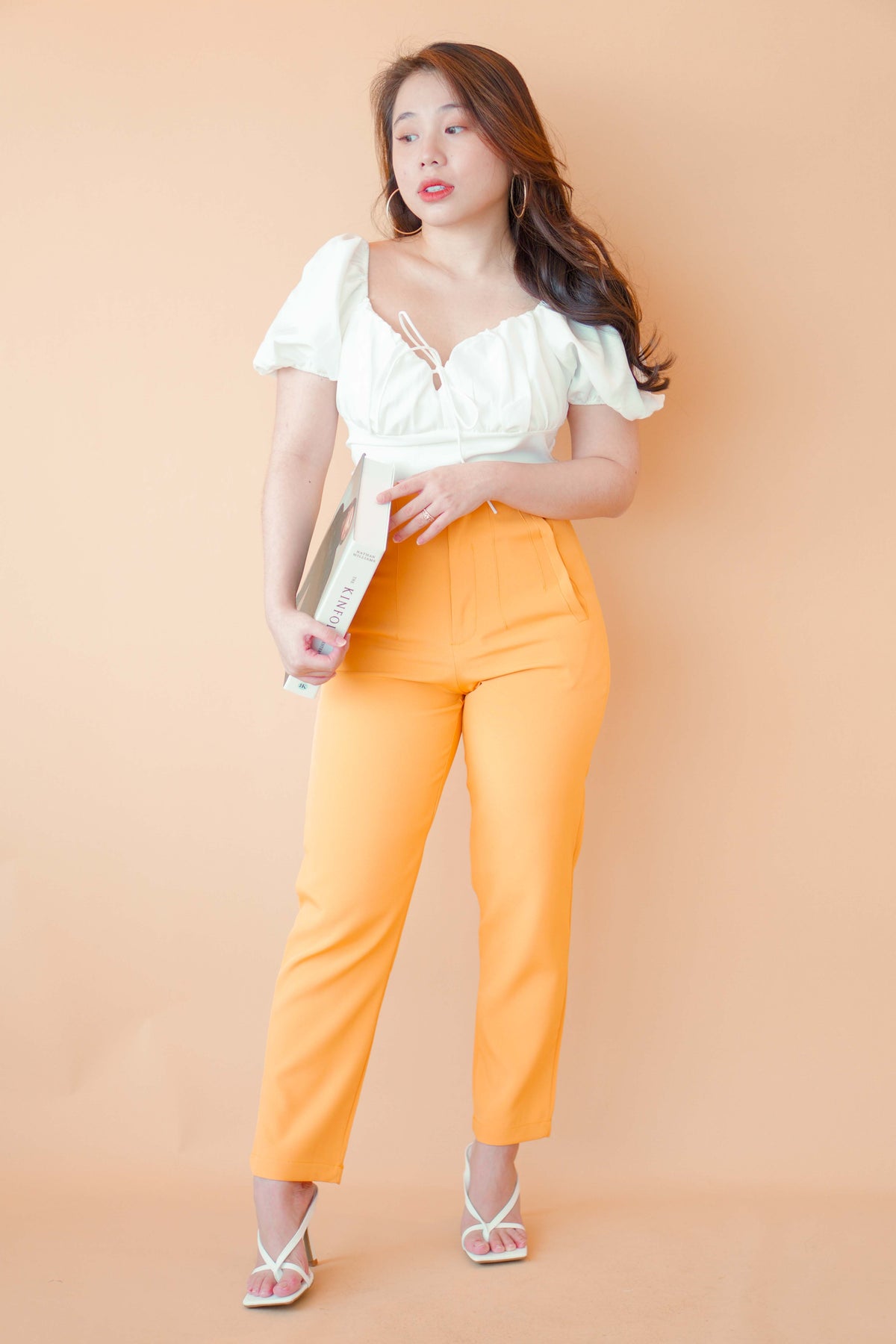 Delphine Pants in Yellow