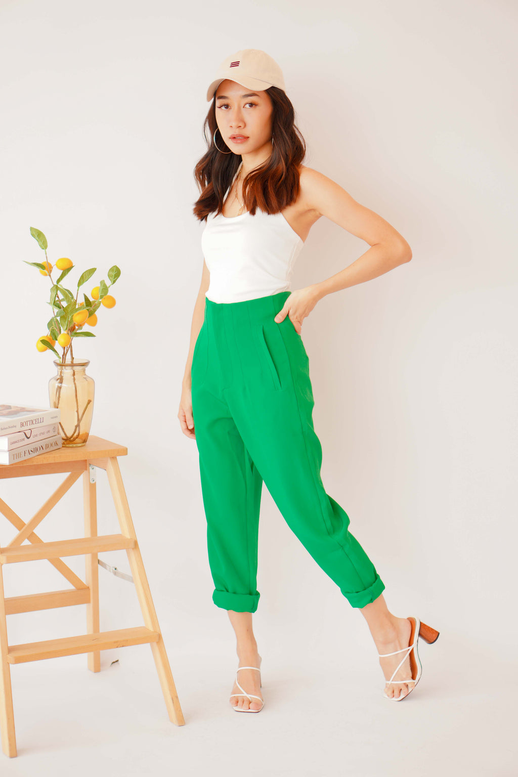 Delphine Pants in Green