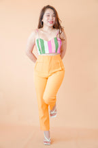 Delphine Pants in Yellow
