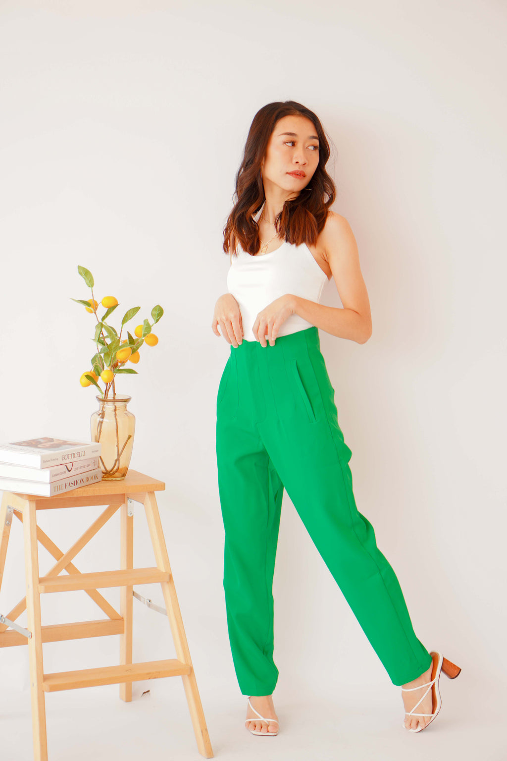 Delphine Pants in Green