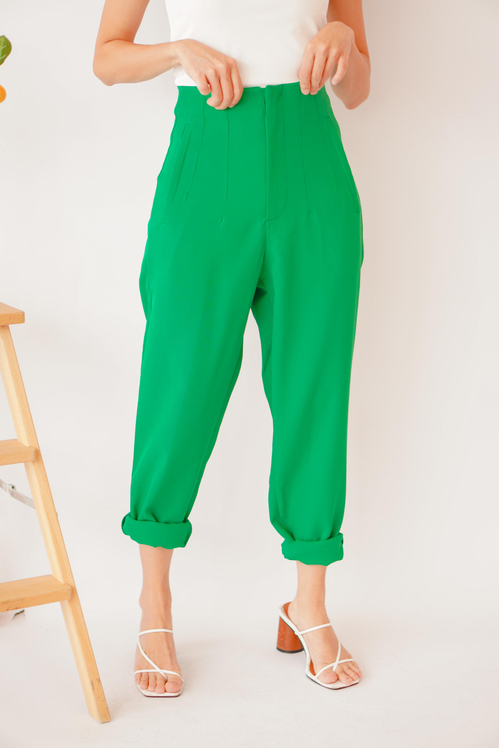Delphine Pants in Green