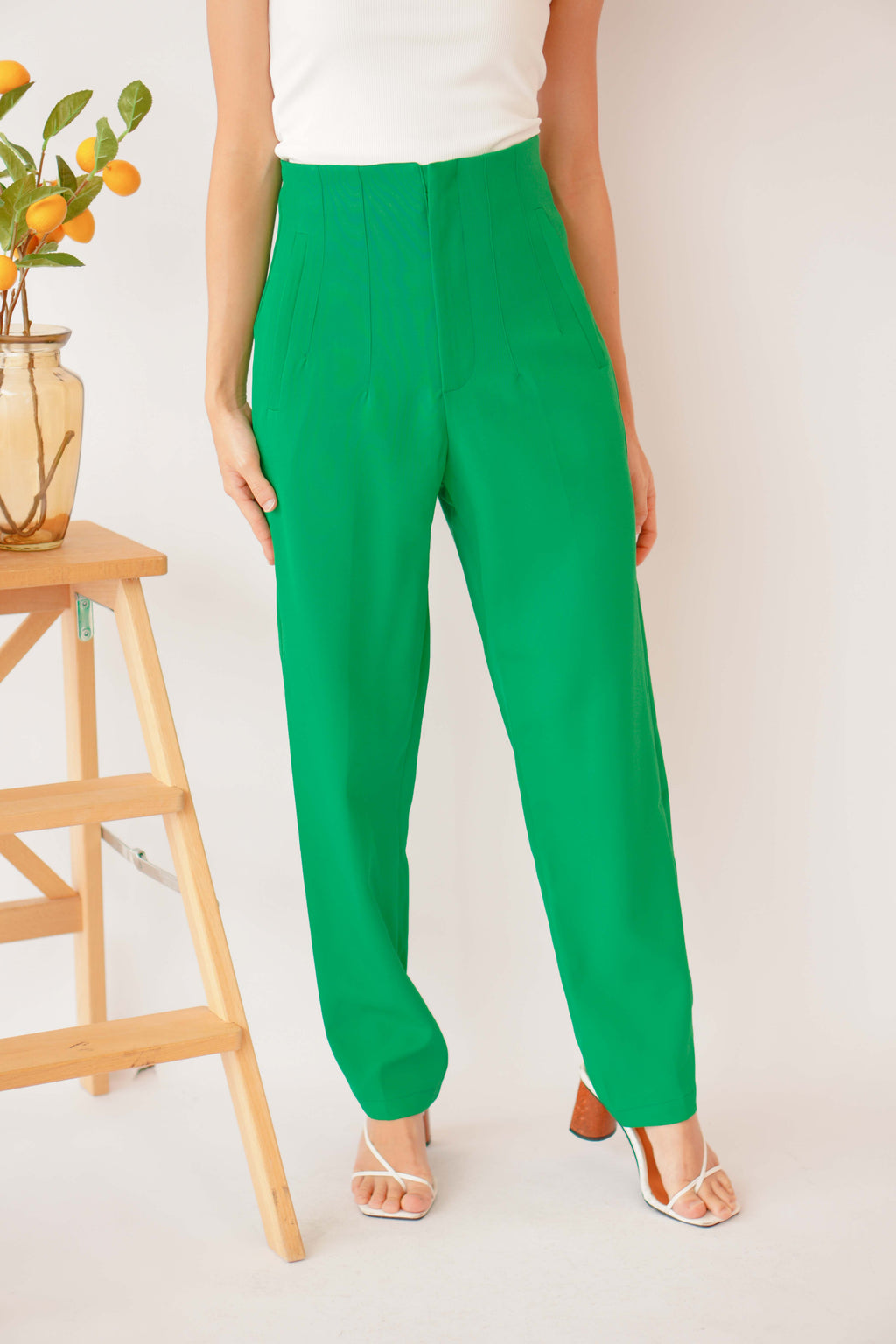 Delphine Pants in Green