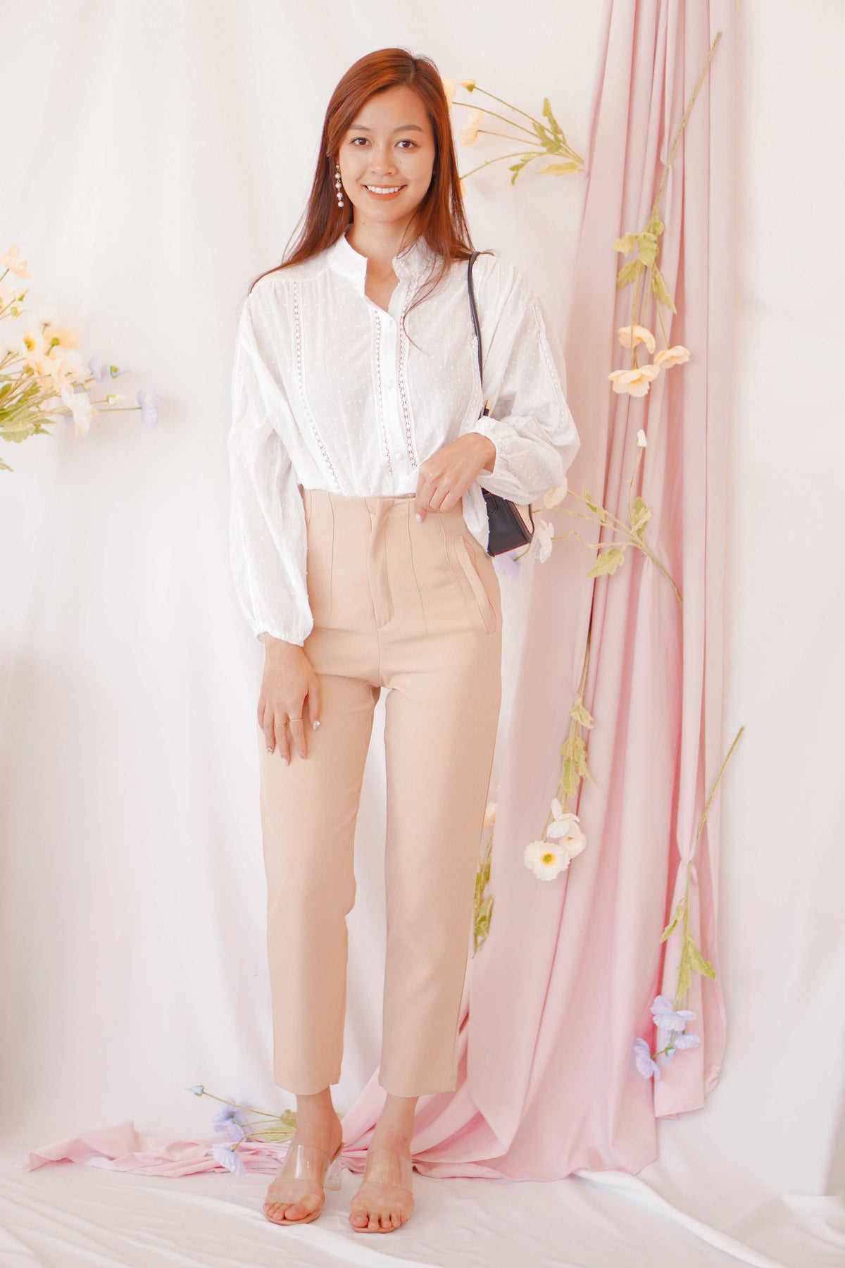 Delphine Pants in Khaki