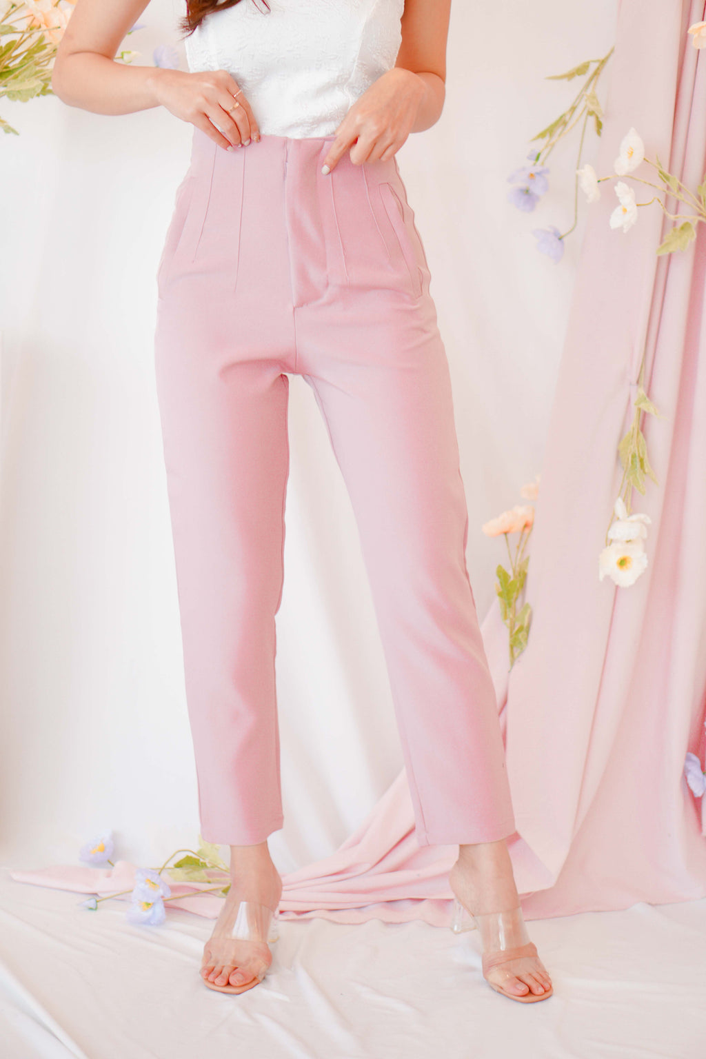 Delphine Pants in Pink