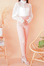 Delphine Pants in Peach