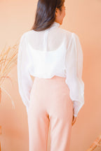 Delphine Pants in Peach