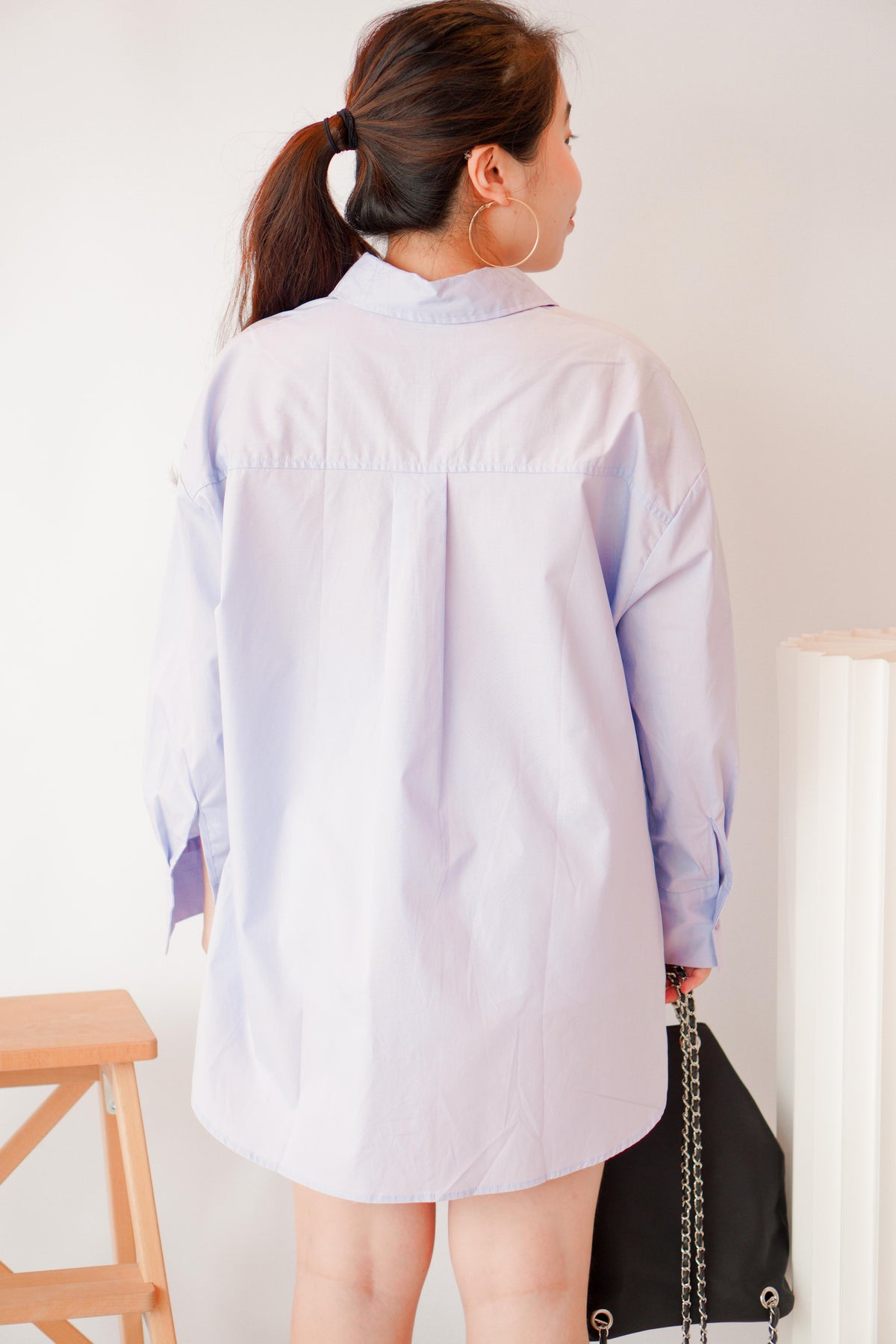 (BACKORDER) Capri Button Down Top in Purple