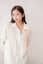 Knit Throwover in Cream