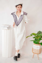 Throwover in Houndstooth