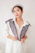 Throwover in Houndstooth