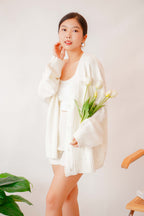 (BACKORDER) White Cloud Cardigan in Cream