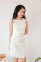 Zeron Bodycon Dress in White