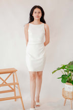 Zeron Bodycon Dress in White