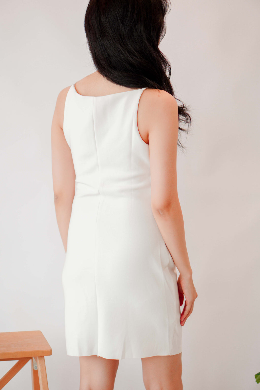 Zeron Bodycon Dress in White
