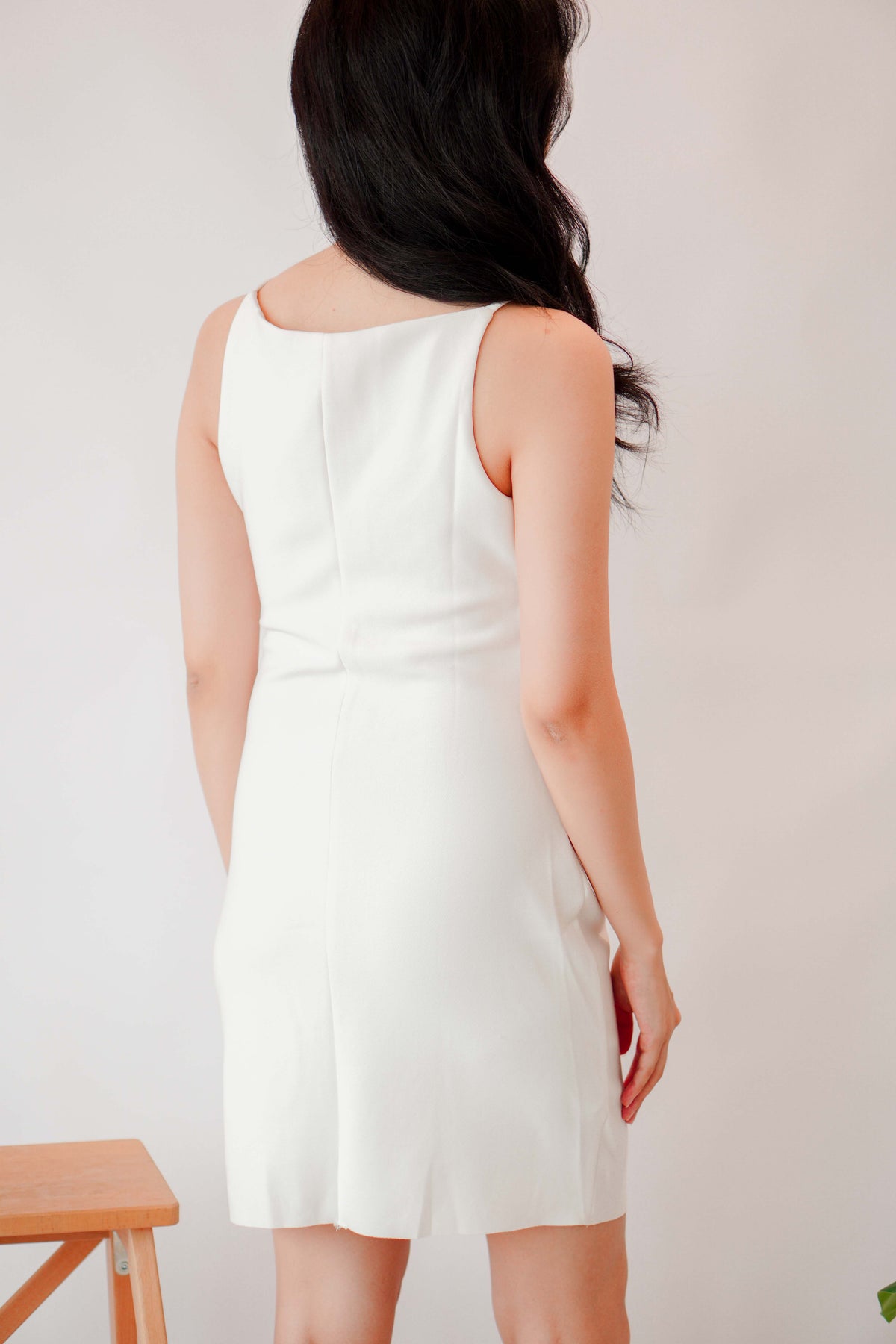 Zeron Bodycon Dress in White