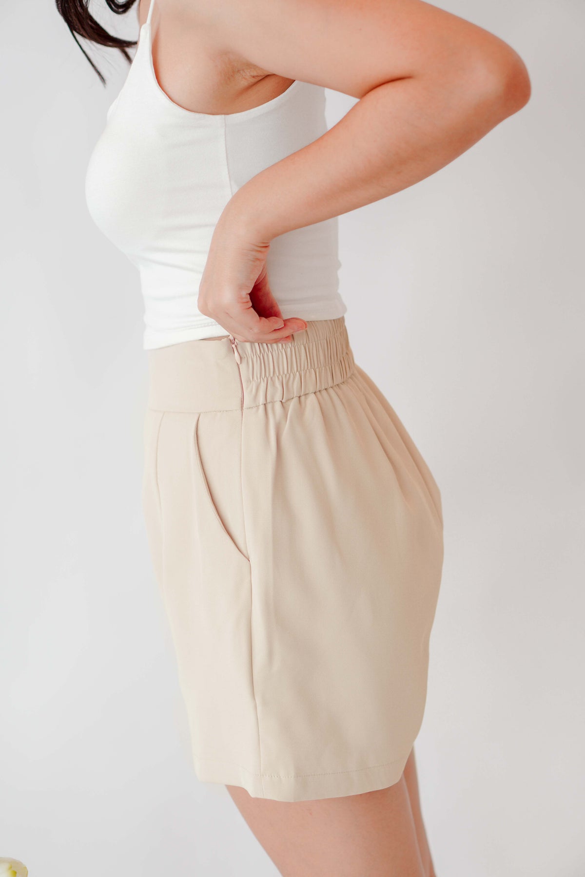 Everyday Shorts by Bash in Beige