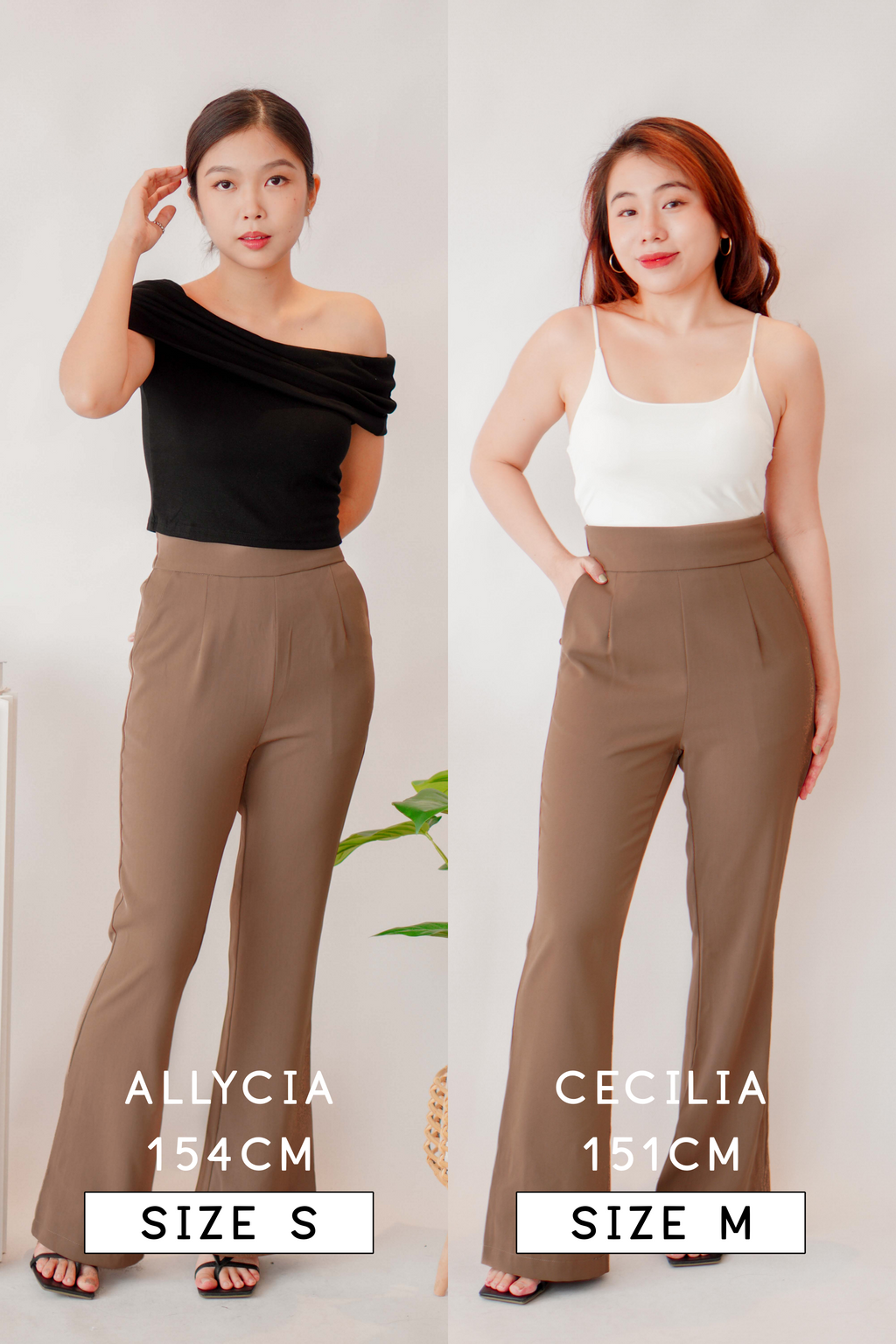 [+10cm] The Staple Pants by Bash in Latte Khaki