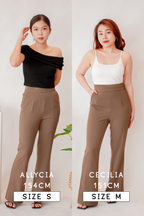[+10cm] The Staple Pants by Bash in Latte Khaki