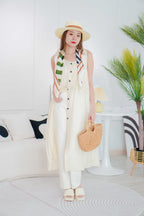 Bohemia Oversized Dress Top in Cream