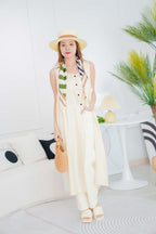 Bohemia Oversized Dress Top in Cream