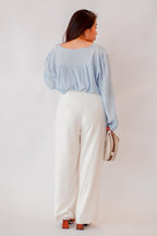 (BACKORDER) Maiden Love Long Sleeve Top in Blue