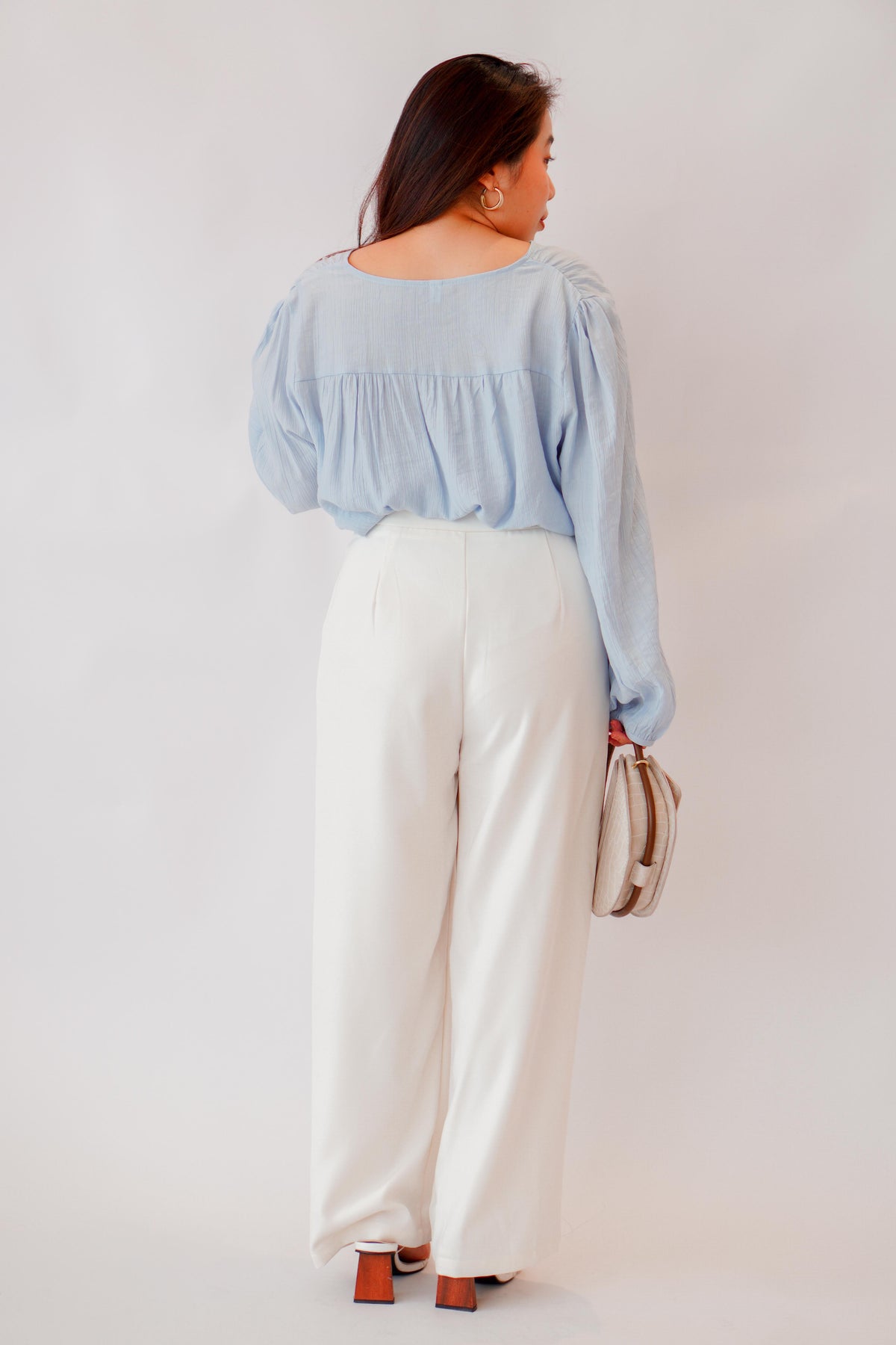 (BACKORDER) Maiden Love Long Sleeve Top in Blue