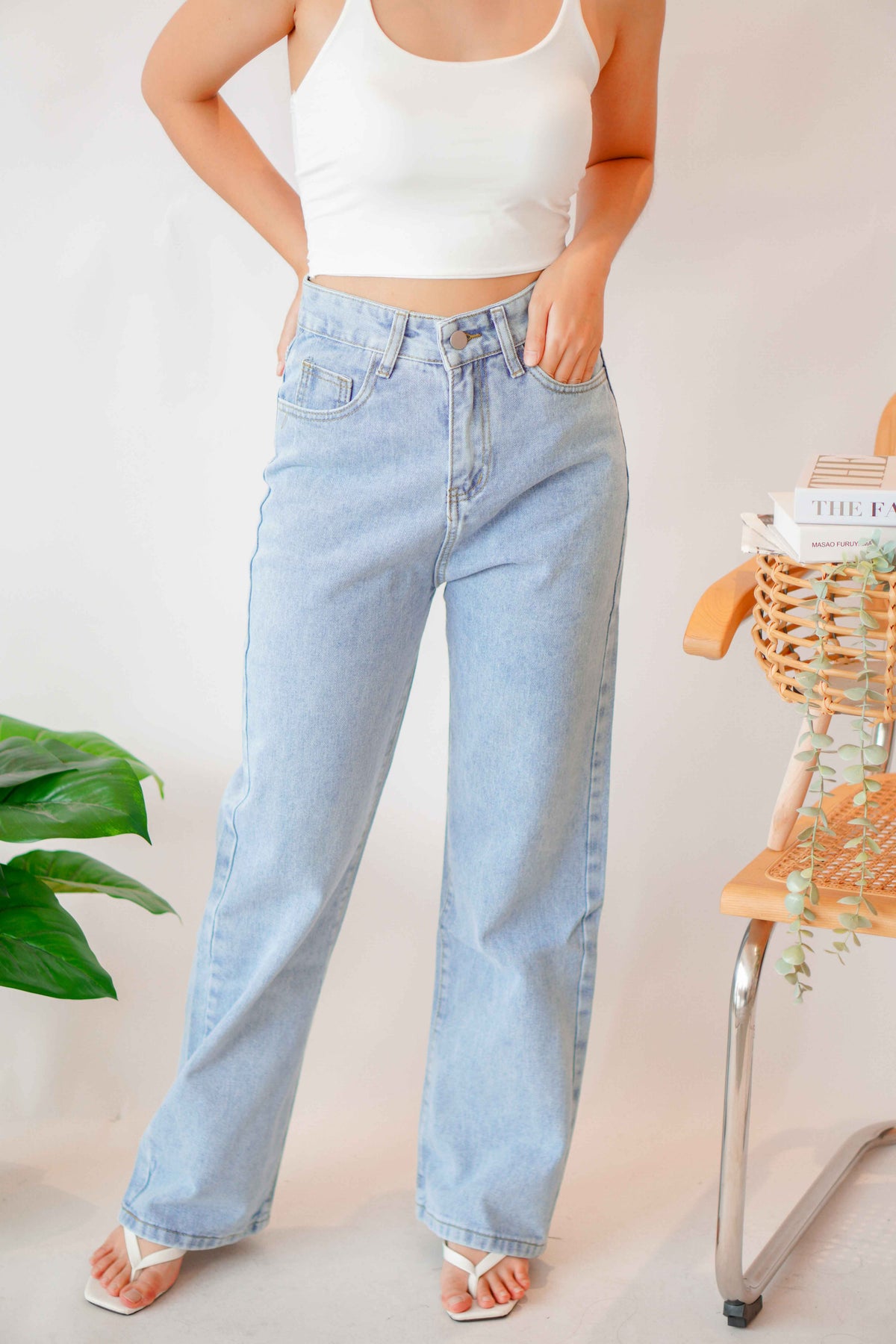 Rodeo Wide Legged Jeans in Blue