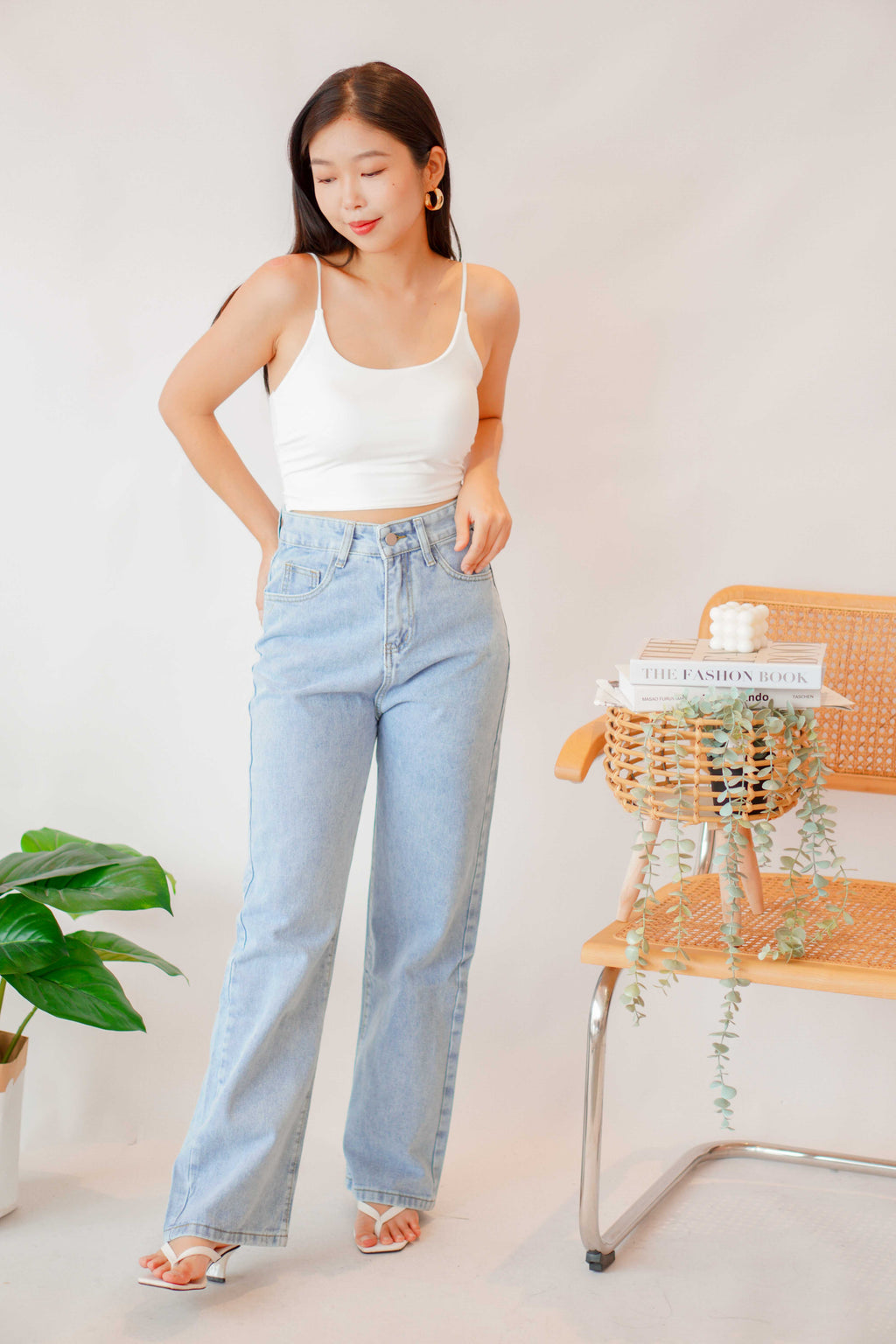 Rodeo Wide Legged Jeans in Blue