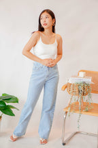 Rodeo Wide Legged Jeans in Blue