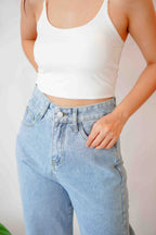 Rodeo Wide Legged Jeans in Blue