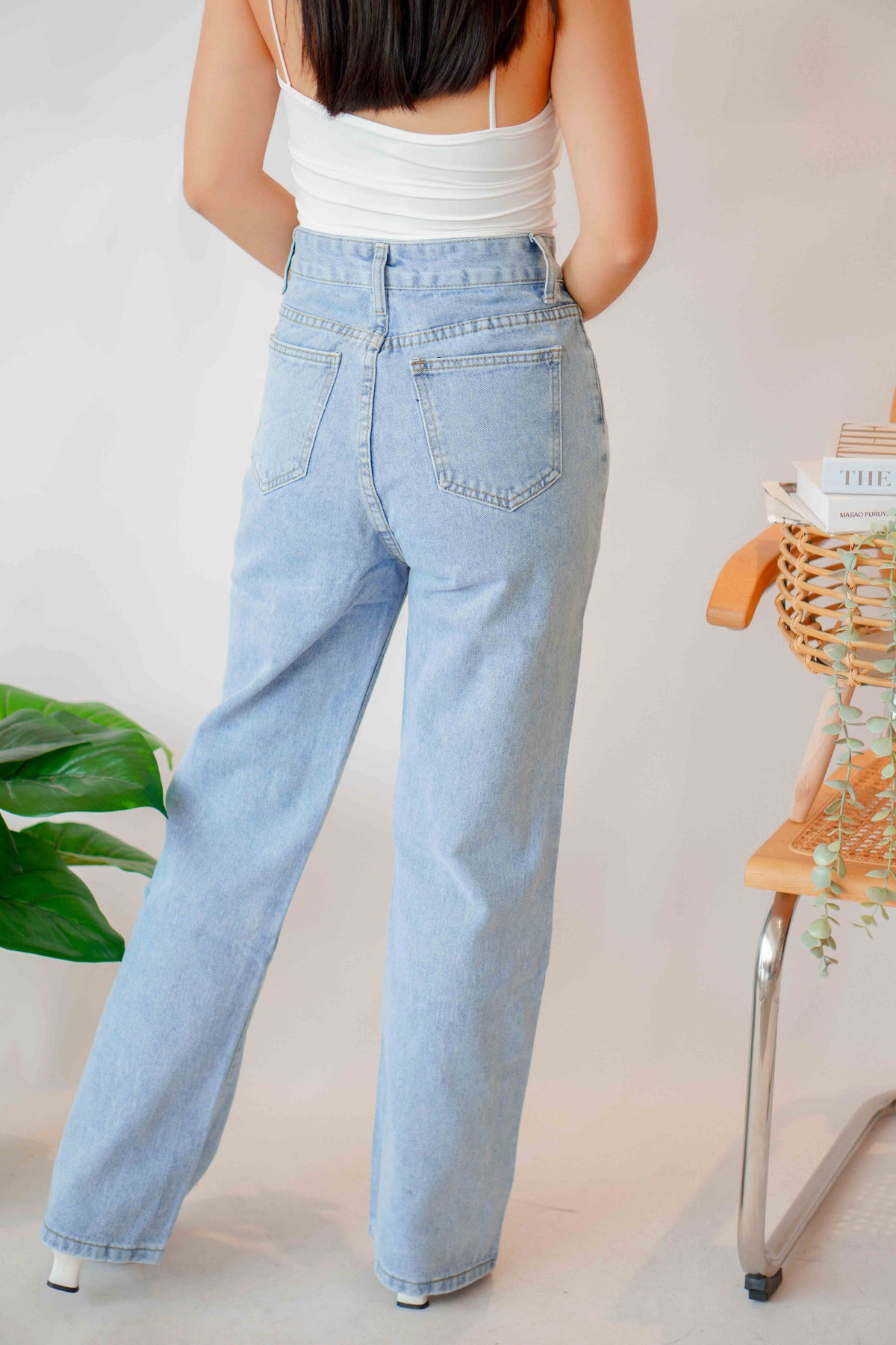 Rodeo Wide Legged Jeans in Blue