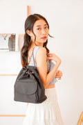 Nylon Bagpack in Black