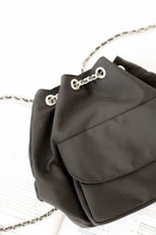 Nylon Bagpack in Black