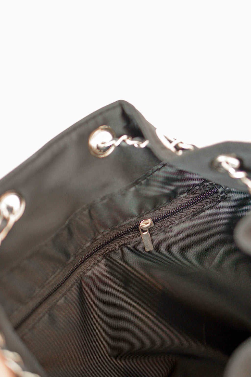 Nylon Bagpack in Black