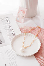 All White Pearl Necklace