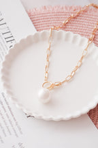 All White Pearl Necklace
