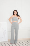 [+10cm] The Staple Pants by Bash in Moon Grey