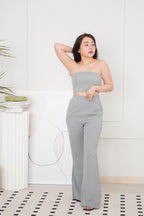 [+10cm] The Staple Pants by Bash in Moon Grey