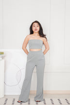 [+10cm] The Staple Pants by Bash in Moon Grey