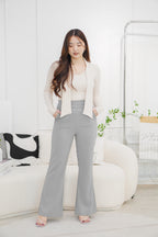 [+10cm] The Staple Pants by Bash in Moon Grey