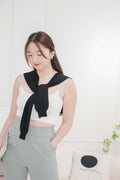 Knit Throwover in Black