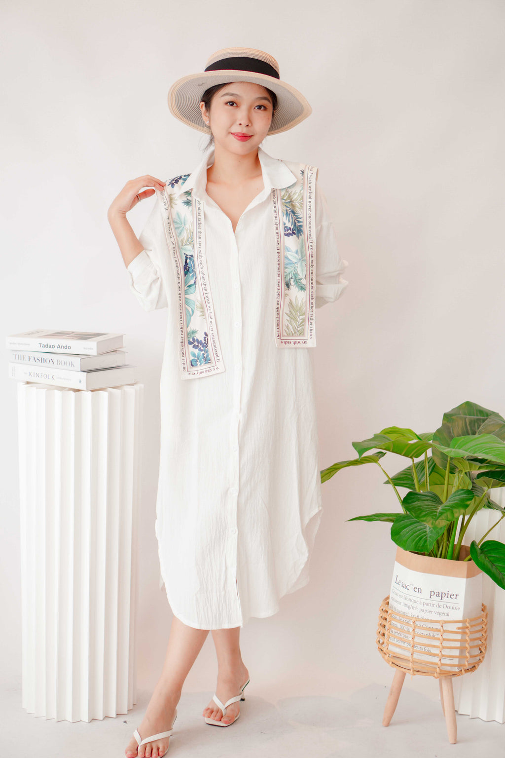 Throwover in Tropical Floral